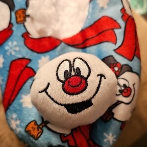 Brand New FROSTY The SNOWMAN Slipper Socks Size 7-9